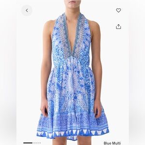 Camilla Blue Multi Mini Dress